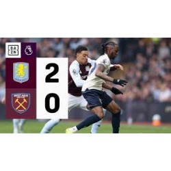 Aston Villa 2-0 West Ham United